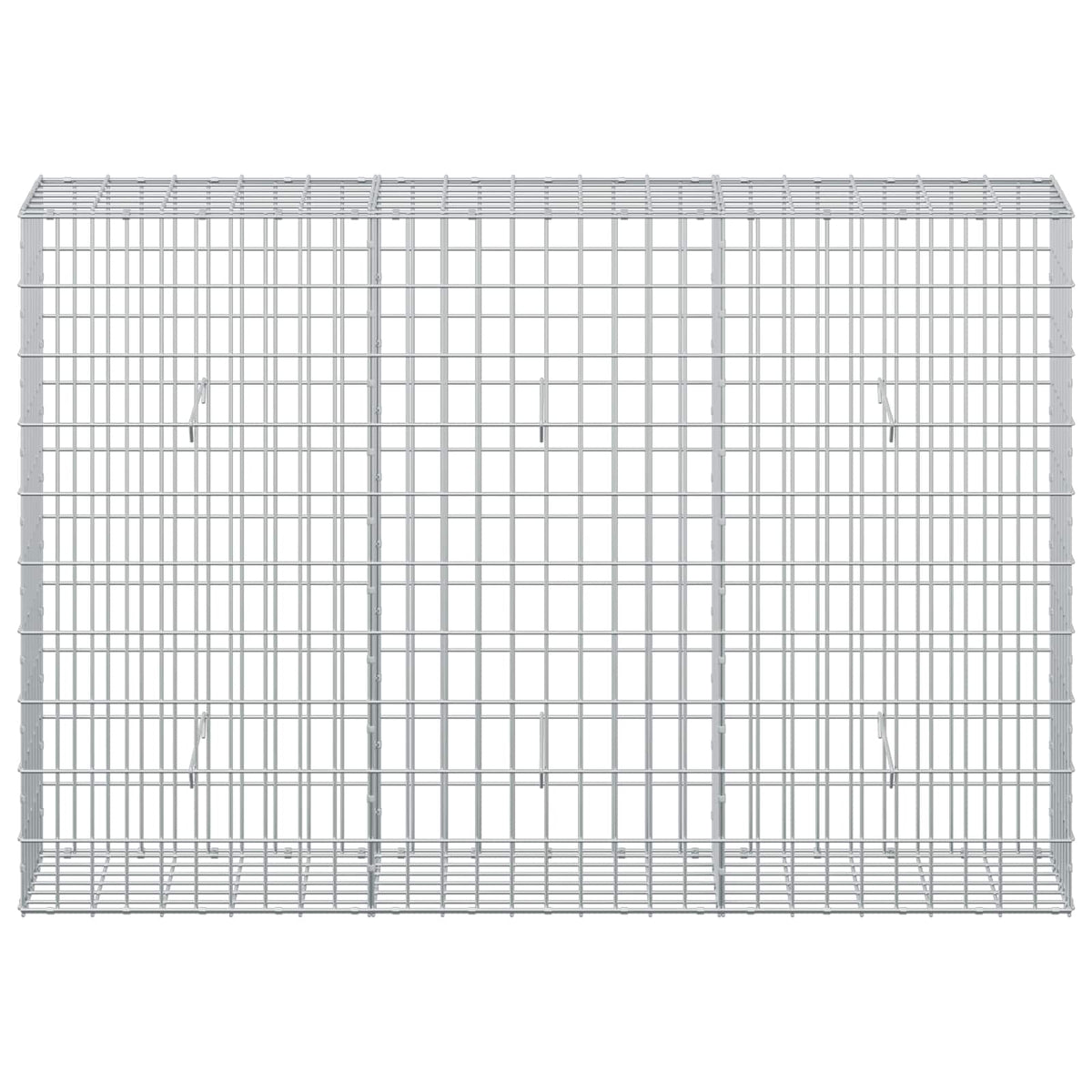 Γκαμπιόν με σύρμα 5 mm και πλέγμα 5x10 cm 150x30x100 εκ