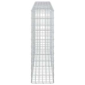 Γκαμπιόν με σύρμα 5 mm και πλέγμα 5x10 cm 250x30x100 εκ - Pakobazaar