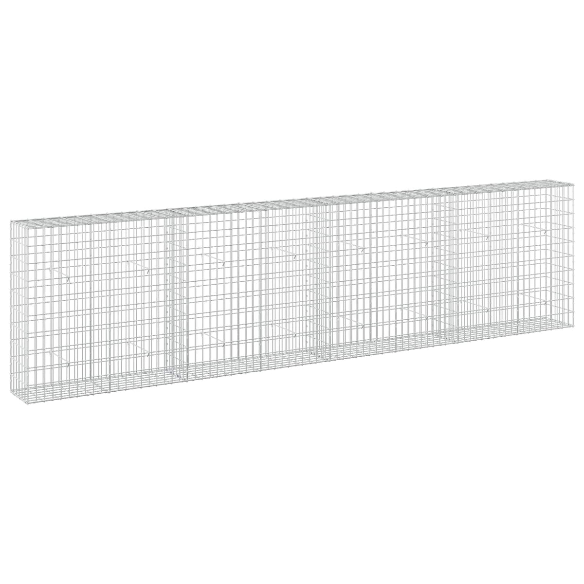 Γκαμπιόν με σύρμα 5 mm και πλέγμα 5x10 cm 400x30x100 εκ - Pakobazaar