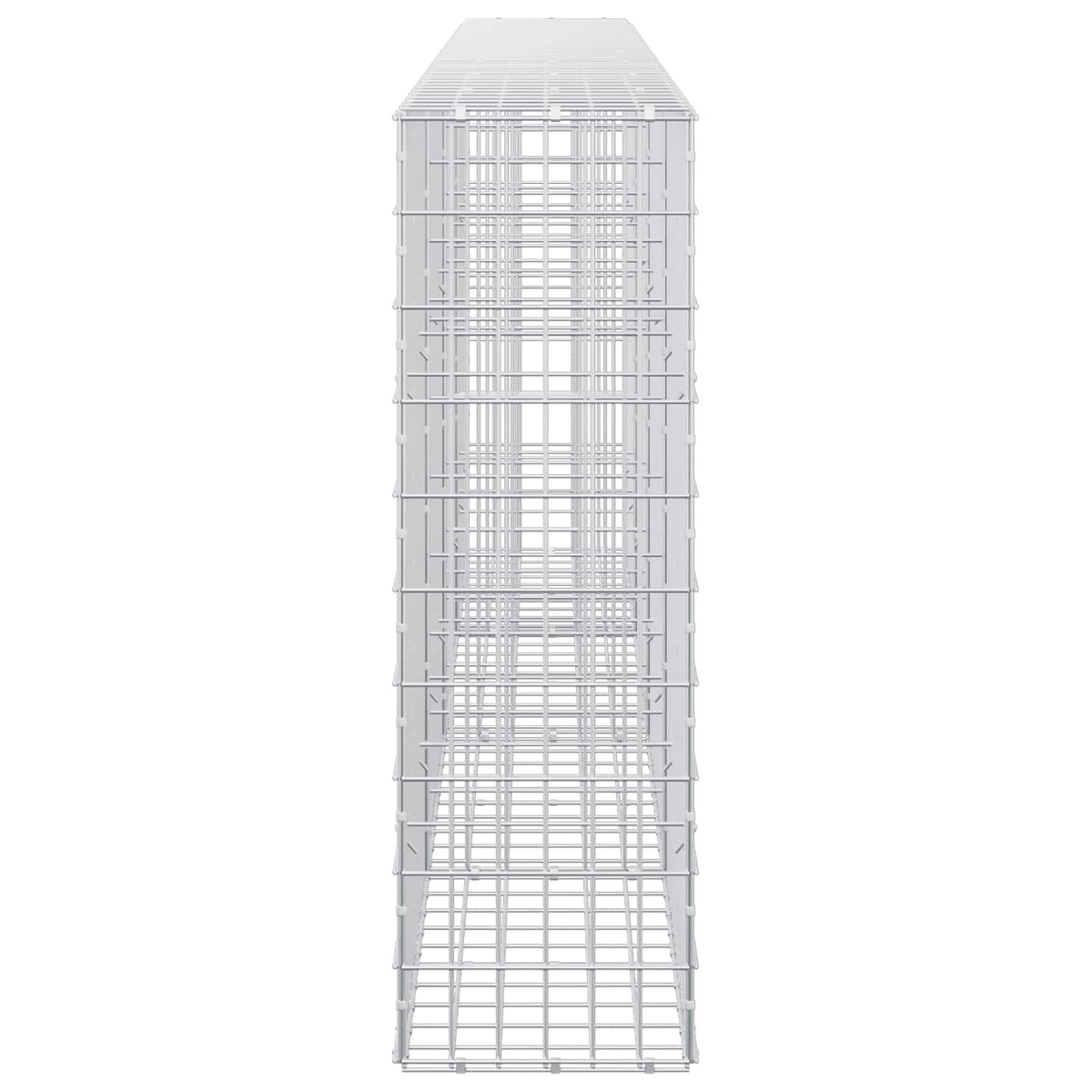 Γκαμπιόν με σύρμα 5 mm και πλέγμα 5x10 cm 400x30x100 εκ - Pakobazaar