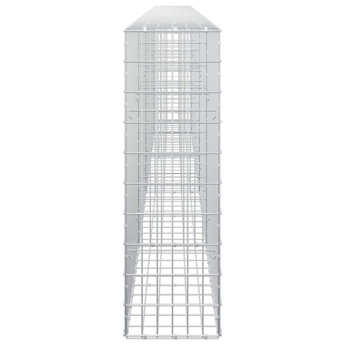 Γκαμπιόν με σύρμα 5 mm και πλέγμα 5x10 cm 450x30x100 εκ - Pakobazaar
