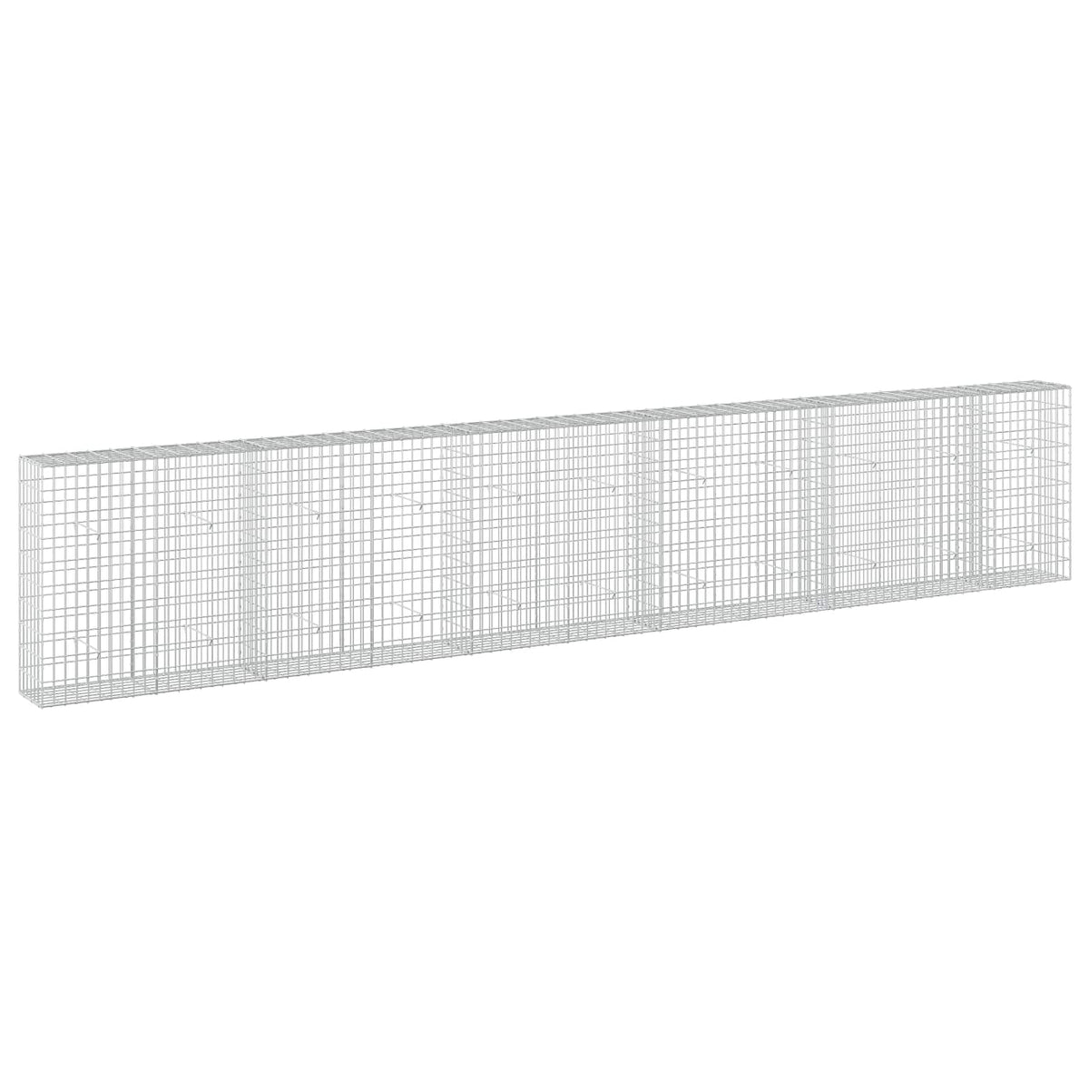 Γκαμπιόν με σύρμα 5 mm και πλέγμα 5x10 cm 550x30x100 εκ - Pakobazaar