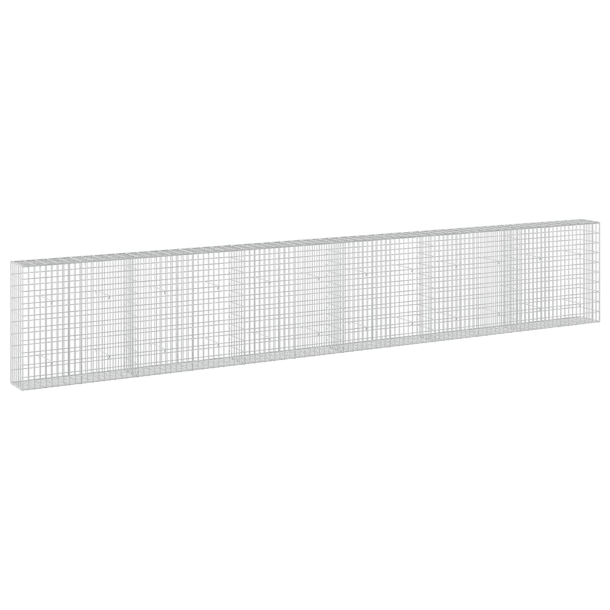 Γκαμπιόν με σύρμα 5 mm και πλέγμα 5x10 cm 600x30x100 εκ - Pakobazaar