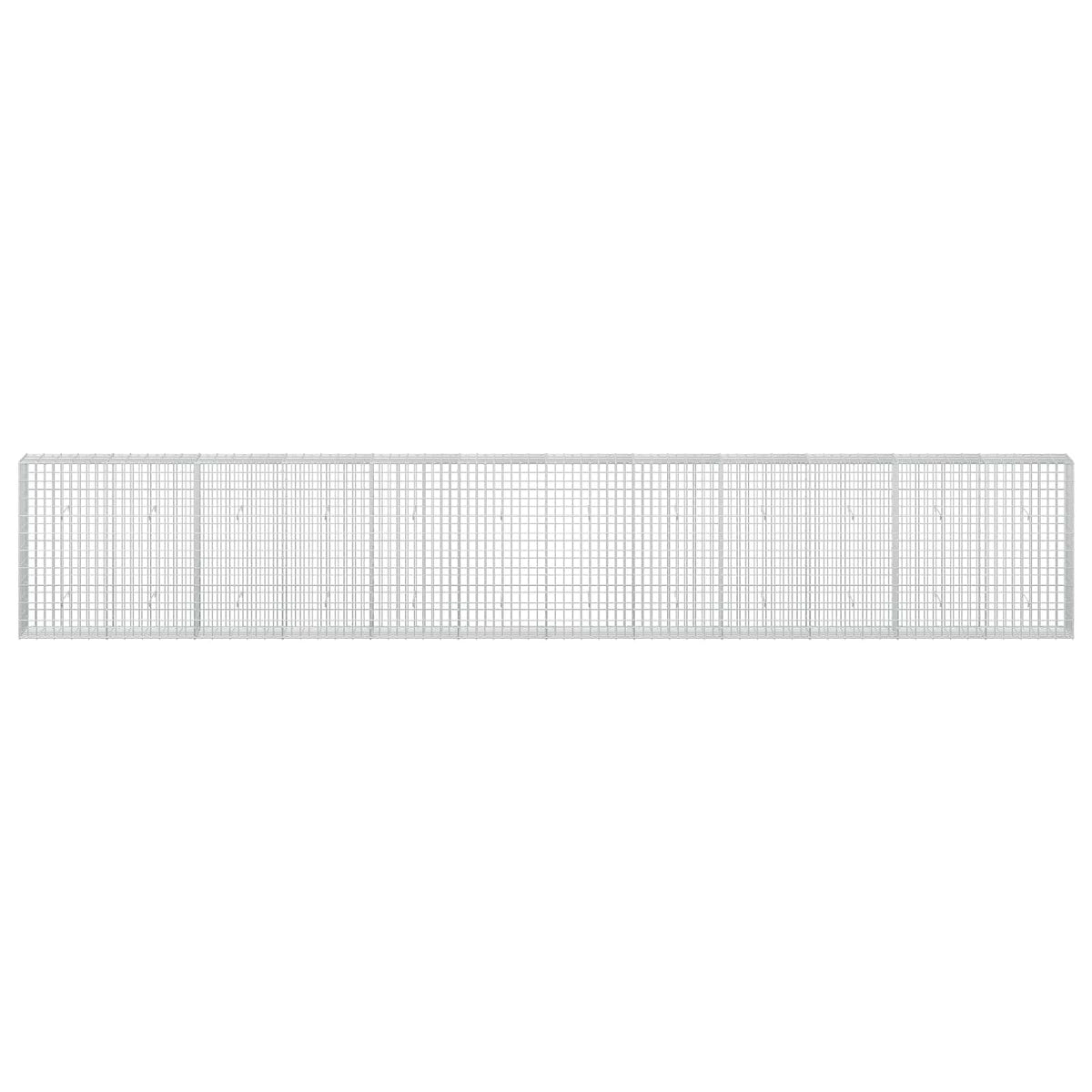 Γκαμπιόν με σύρμα 5 mm και πλέγμα 5x10 cm 600x30x100 εκ - Pakobazaar