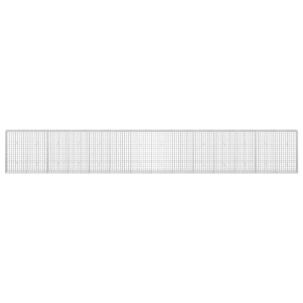 Γκαμπιόν με σύρμα 5 mm και πλέγμα 5x10 cm 700x30x100 εκ