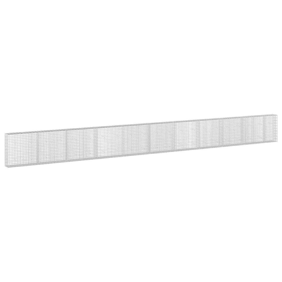 Γκαμπιόν με σύρμα 5 mm και πλέγμα 5x10 cm 1050x30x100 εκ - Pakobazaar