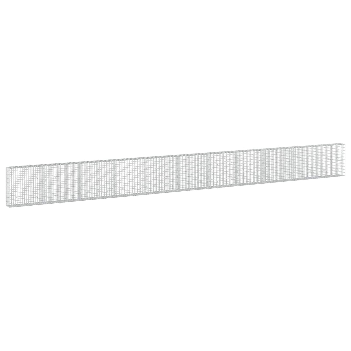 Γκαμπιόν με σύρμα 5 mm και πλέγμα 5x10 cm 1100x30x100 εκ - Pakobazaar
