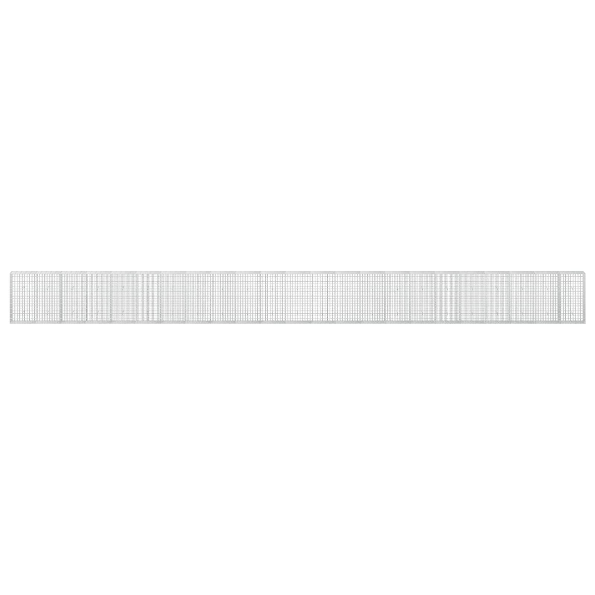 Γκαμπιόν με σύρμα 5 mm και πλέγμα 5x10 cm 1150x30x100 εκ - Pakobazaar