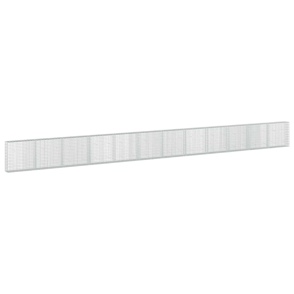 Γκαμπιόν με σύρμα 5 mm και πλέγμα 5x10 cm 1200x30x100 εκ - Pakobazaar