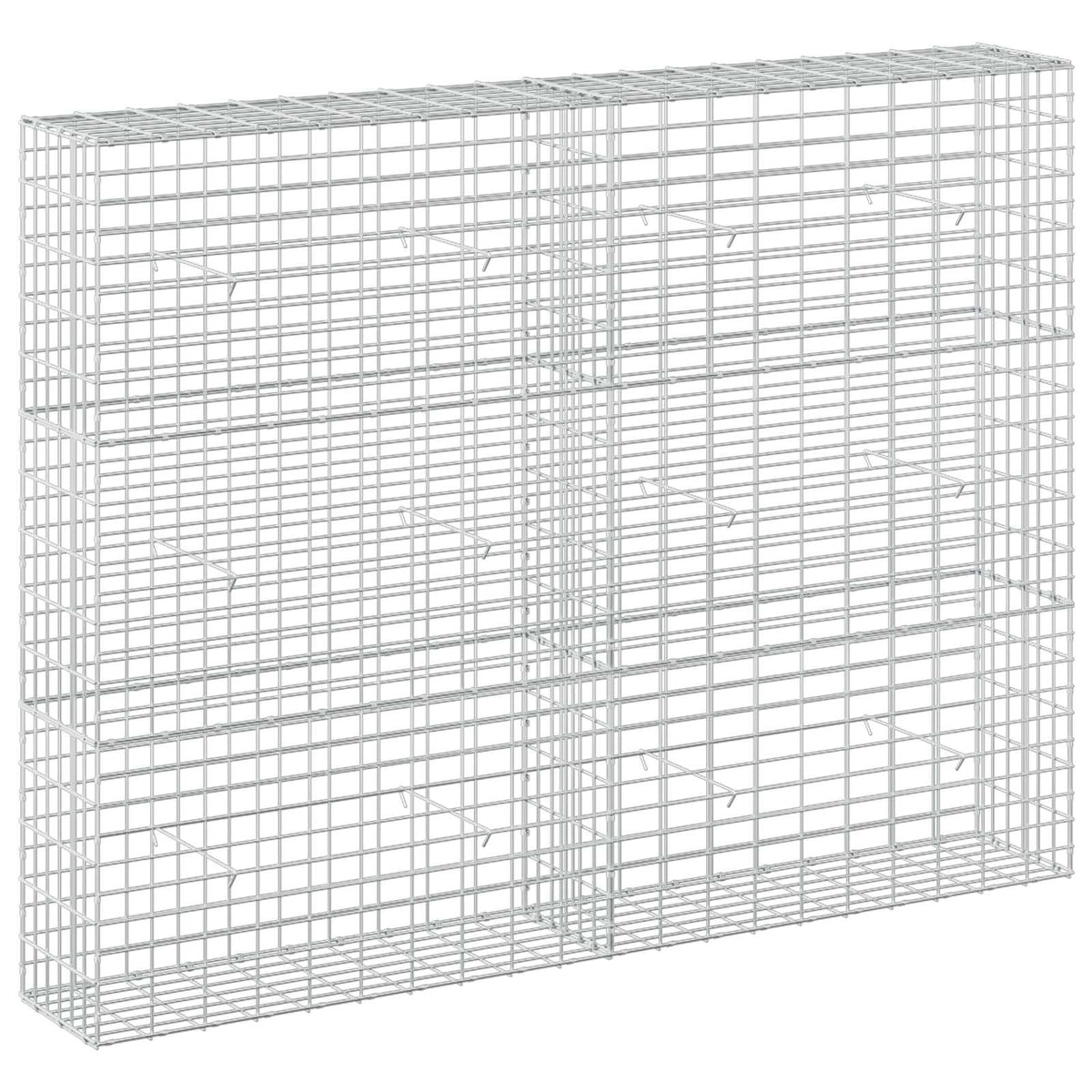Γκαμπιόν με σύρμα 5 mm και πλέγμα 5x10 cm 200x30x150 εκ - Pakobazaar