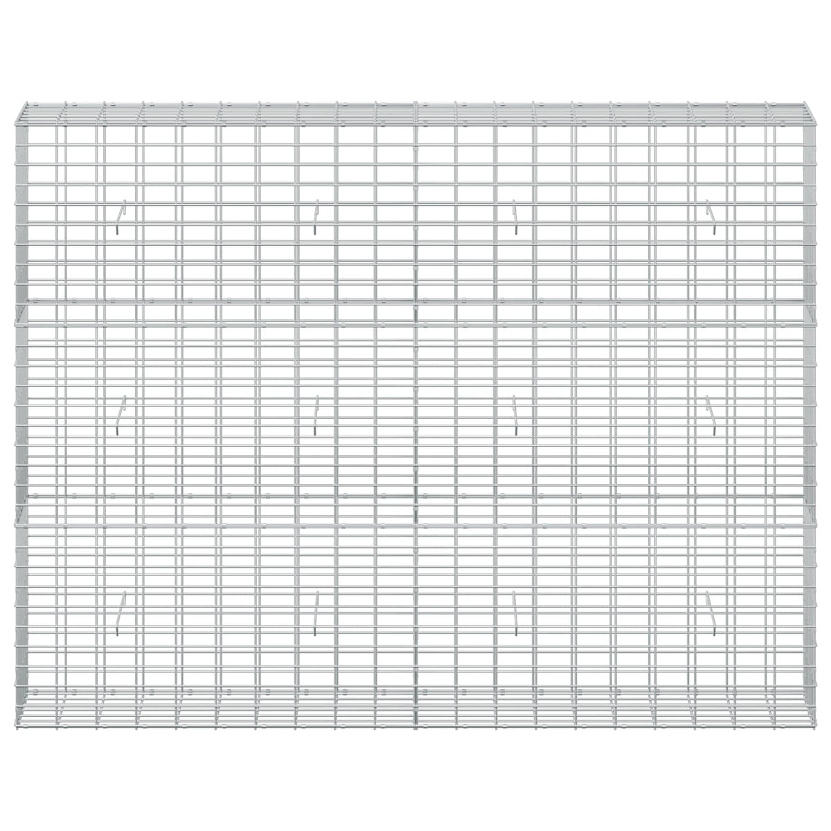 Γκαμπιόν με σύρμα 5 mm και πλέγμα 5x10 cm 200x30x150 εκ - Pakobazaar