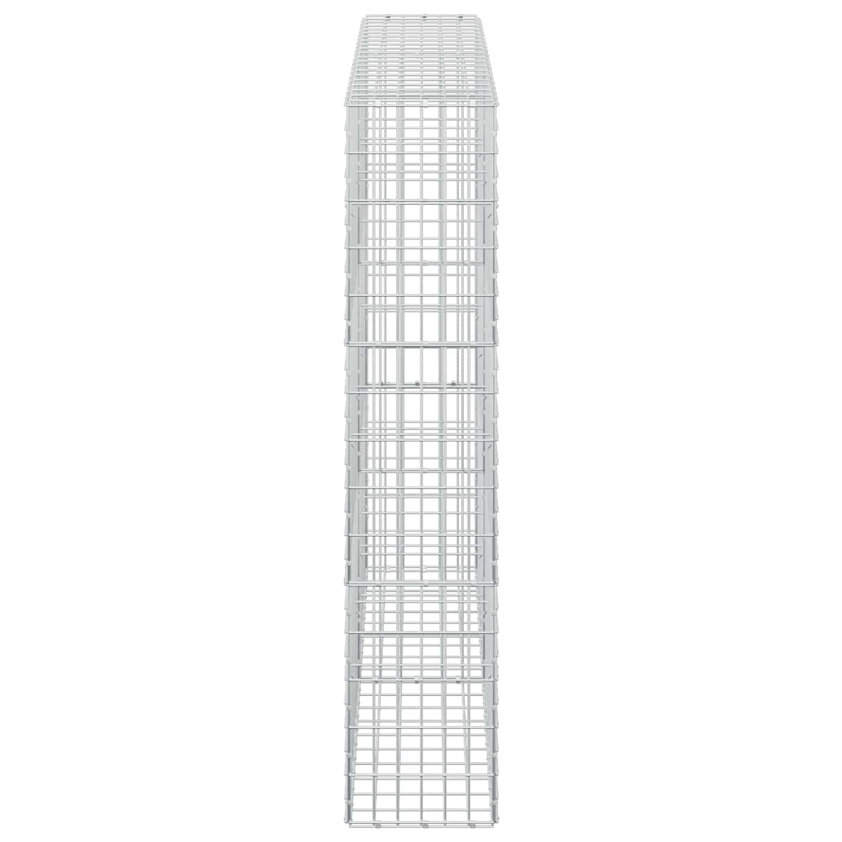 Γκαμπιόν με σύρμα 5 mm και πλέγμα 5x10 cm 200x30x150 εκ - Pakobazaar