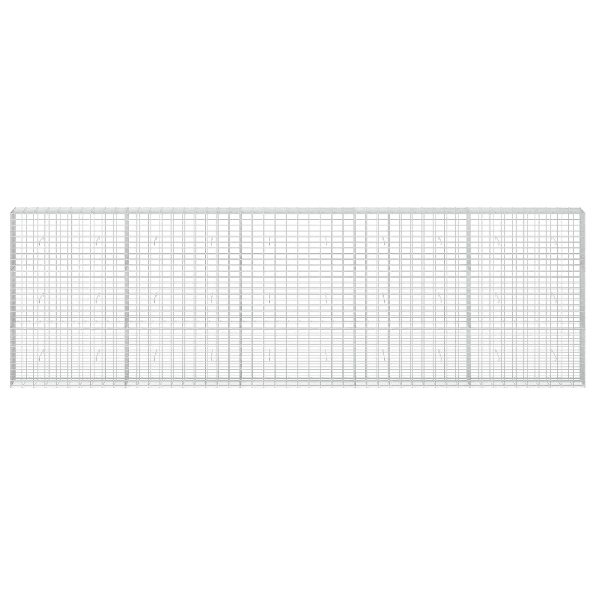Γκαμπιόν με σύρμα 5 mm και πλέγμα 5x10 cm 500x30x150 εκ - Pakobazaar