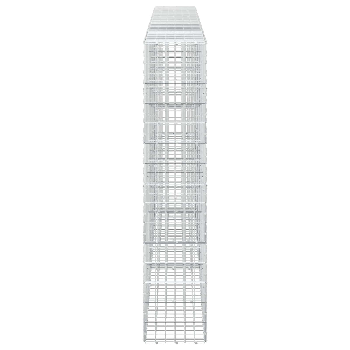 Γκαμπιόν με σύρμα 5 mm και πλέγμα 5x10 cm 500x30x150 εκ - Pakobazaar