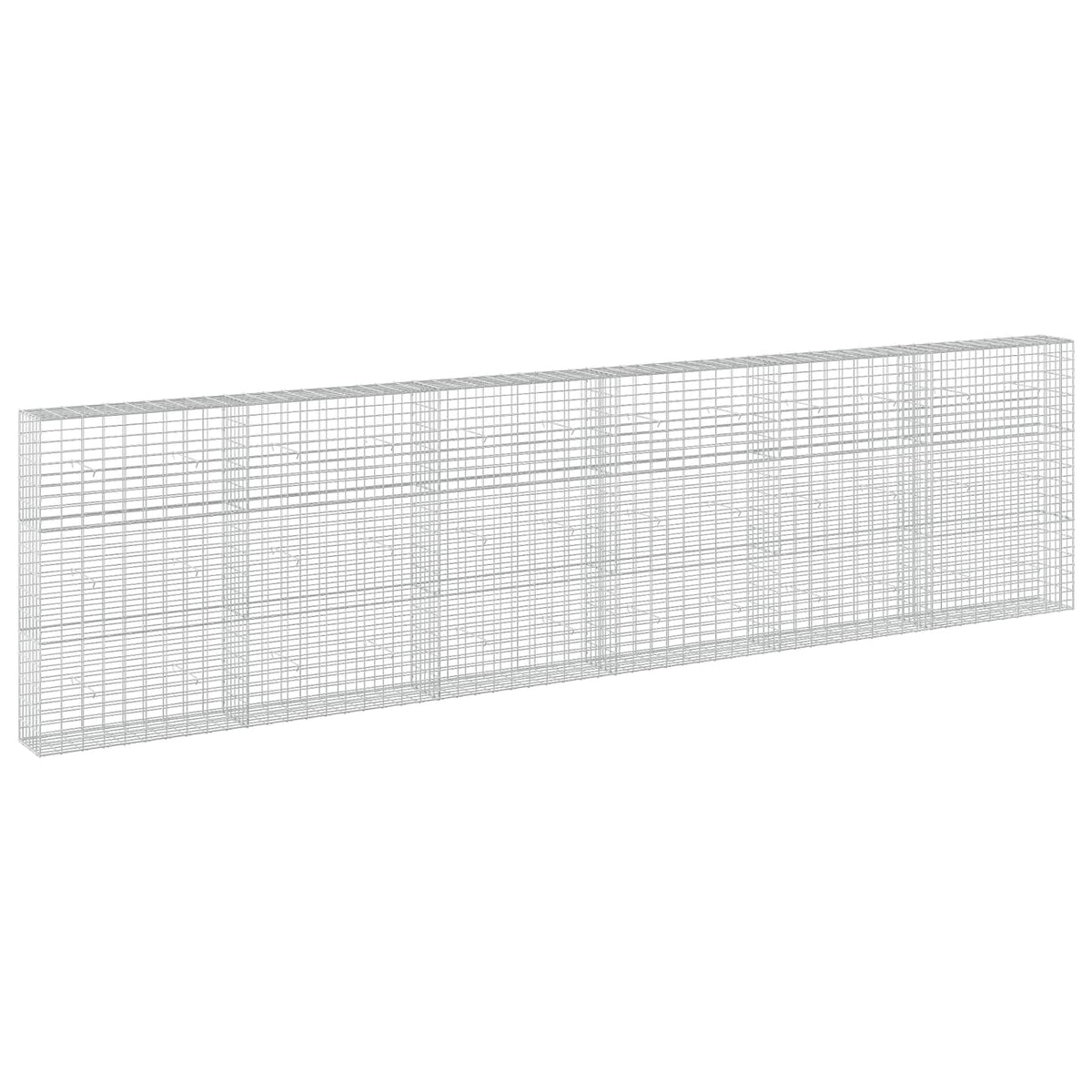 Γκαμπιόν με σύρμα 5 mm και πλέγμα 5x10 cm 600x30x150 εκ - Pakobazaar