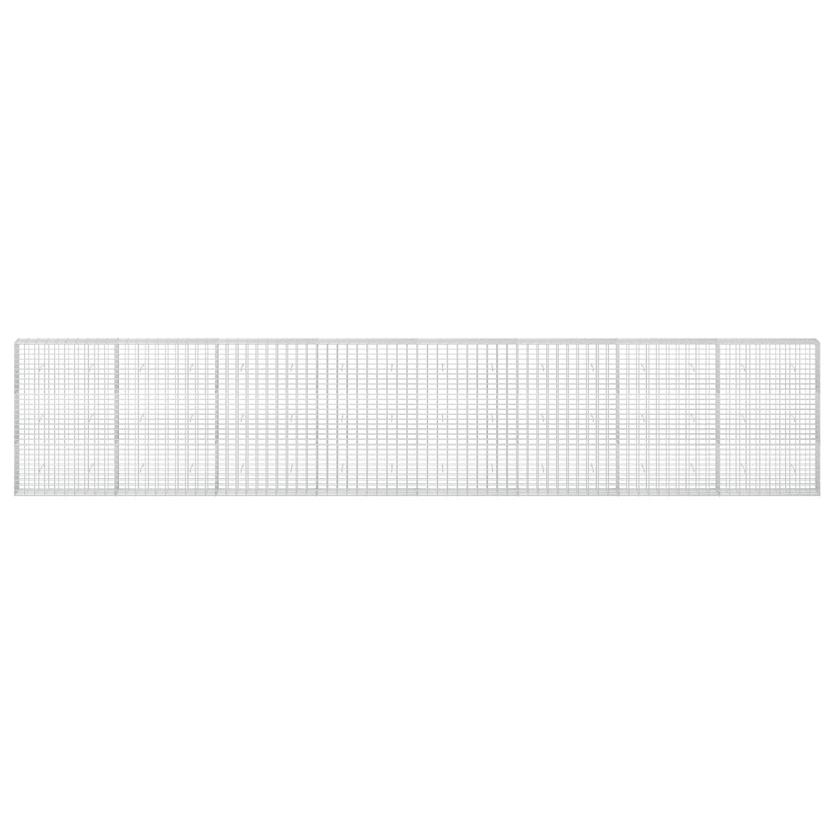 Γκαμπιόν με σύρμα 5 mm και πλέγμα 5x10 cm 800x30x150 εκ - Pakobazaar
