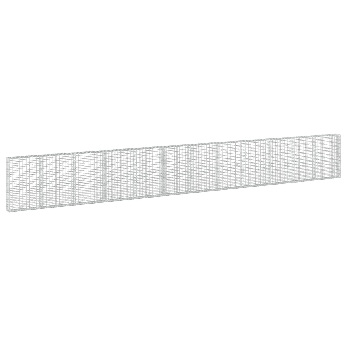 Γκαμπιόν με σύρμα 5 mm και πλέγμα 5x10 cm 1200x30x150 εκ - Pakobazaar