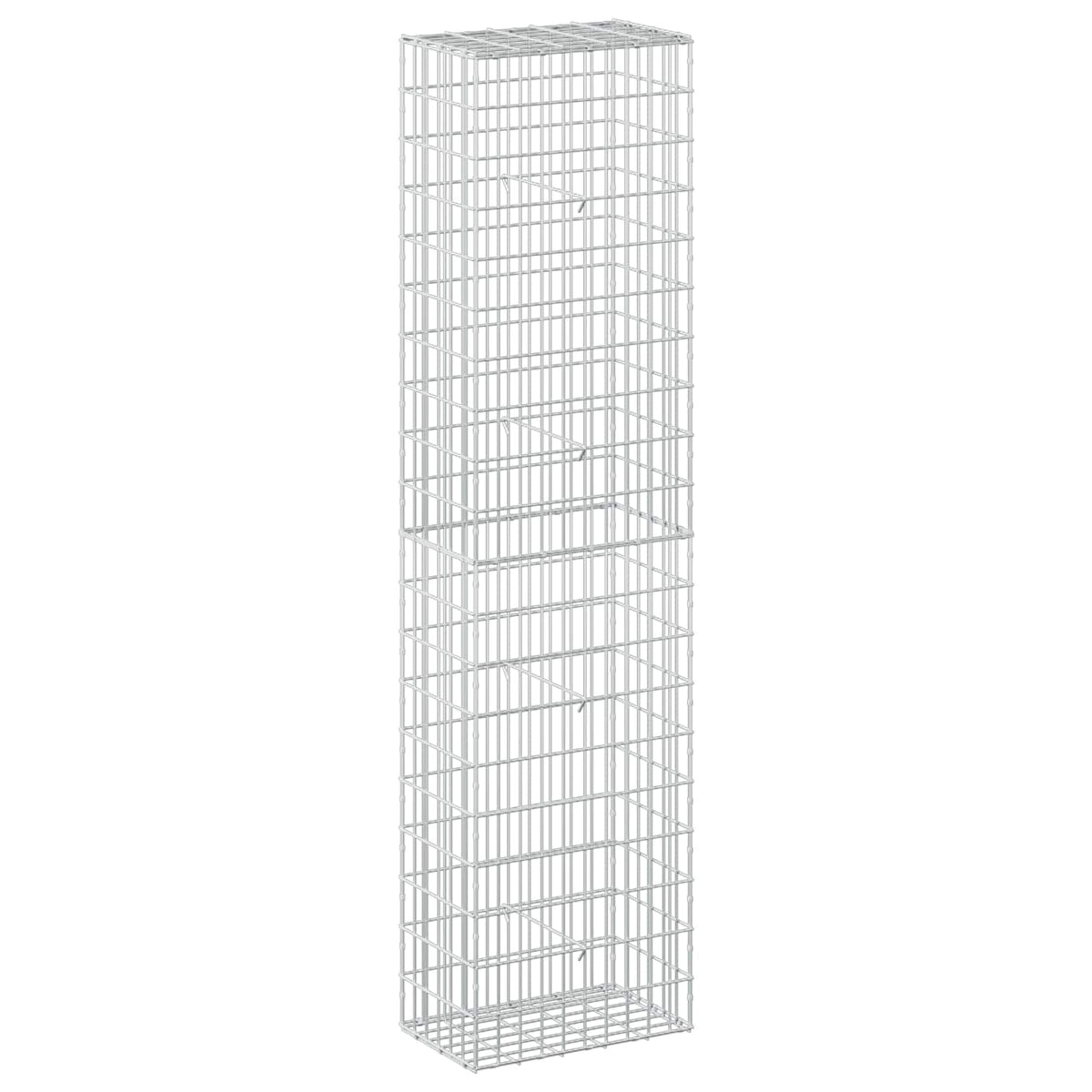 Γκαμπιόν με σύρμα 5 mm και πλέγμα 5x10 cm 50x30x200 εκ - Pakobazaar
