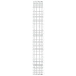 Γκαμπιόν με σύρμα 5 mm και πλέγμα 5x10 cm 150x30x200 εκ - Pakobazaar