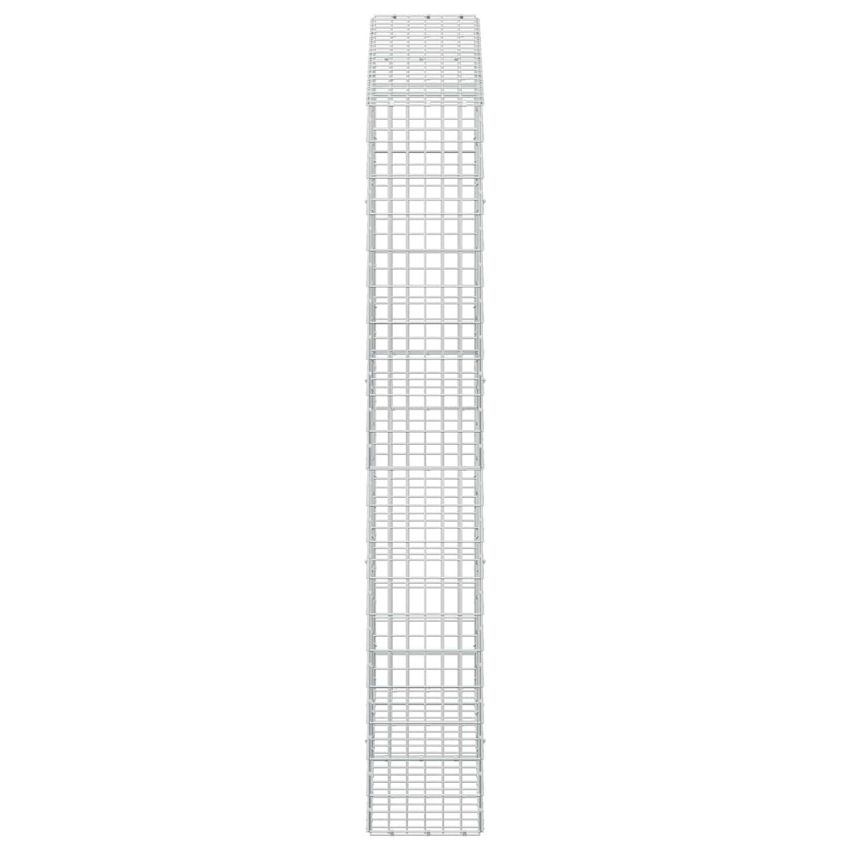 Γκαμπιόν με σύρμα 5 mm και πλέγμα 5x10 cm 200x30x200 εκ - Pakobazaar