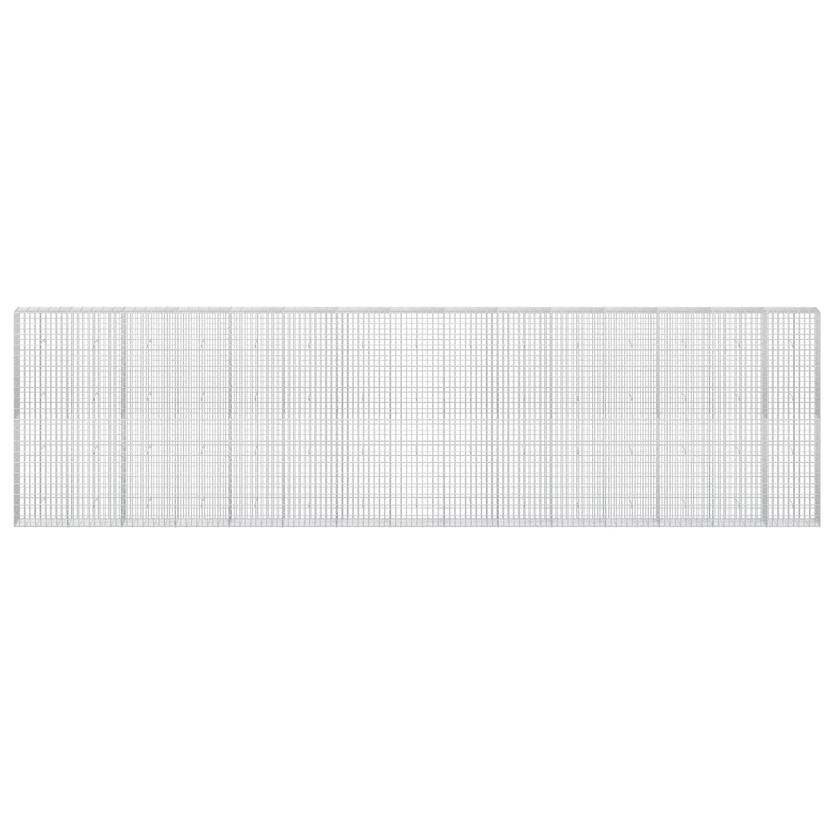 Γκαμπιόν με σύρμα 5 mm και πλέγμα 5x10 cm 750x30x200 εκ - Pakobazaar
