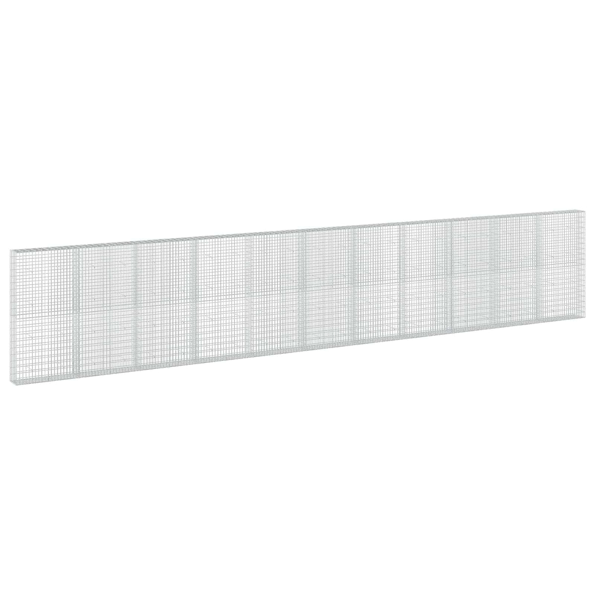 Γκαμπιόν με σύρμα 5 mm και πλέγμα 5x10 cm 1100x30x200 εκ - Pakobazaar