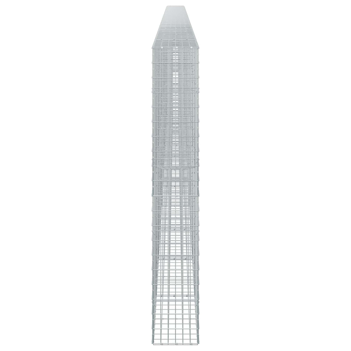 Γκαμπιόν με σύρμα 5 mm και πλέγμα 5x10 cm 1100x30x200 εκ - Pakobazaar