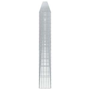 Γκαμπιόν με σύρμα 5 mm και πλέγμα 5x10 cm 1100x30x200 εκ - Pakobazaar