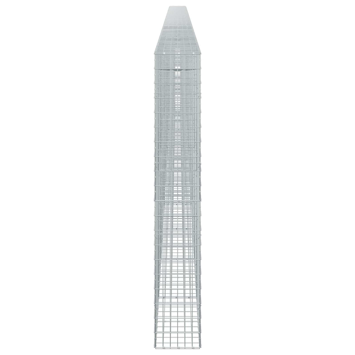 Γκαμπιόν με σύρμα 5 mm και πλέγμα 5x10 cm 1150x30x200 εκ - Pakobazaar