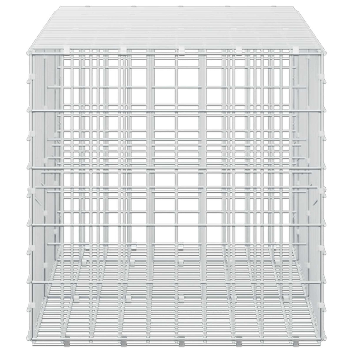 Γκαμπιόν με σύρμα 5 mm και πλέγμα 5x10 cm 250x50x50 εκ - Pakobazaar