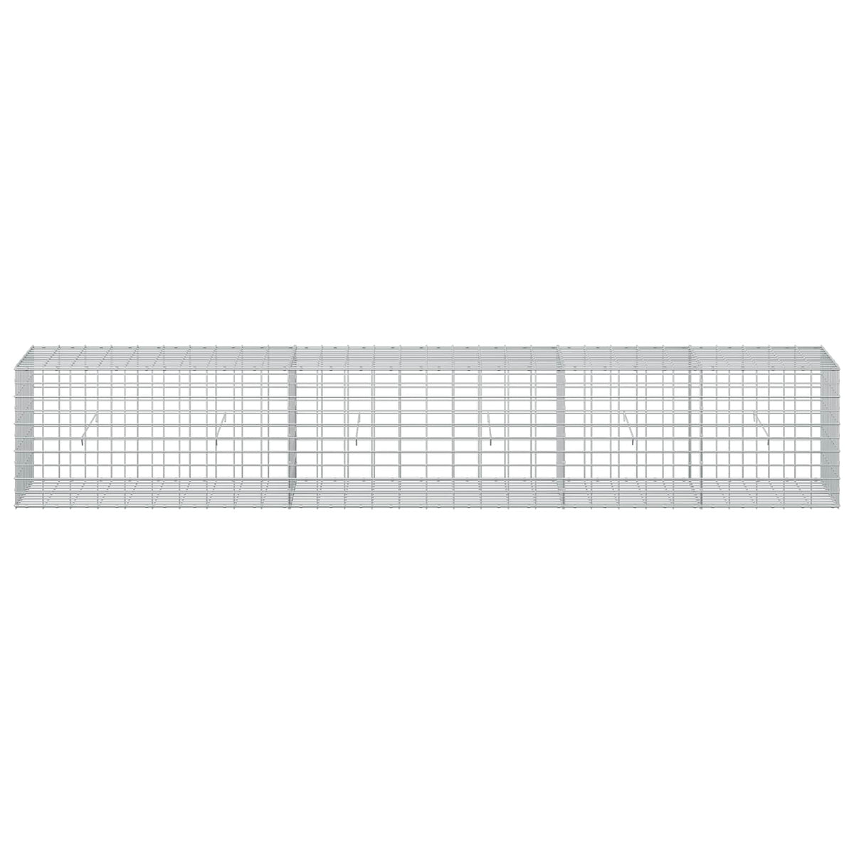 Γκαμπιόν με σύρμα 5 mm και πλέγμα 5x10 cm 300x50x50 εκ - Pakobazaar