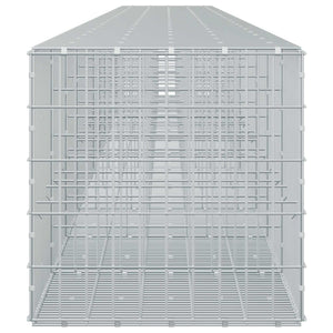Γκαμπιόν με σύρμα 5 mm και πλέγμα 5x10 cm 1200x50x50 εκ - Pakobazaar