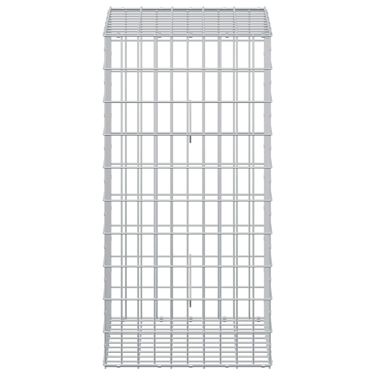 Γκαμπιόν με σύρμα 5 mm και πλέγμα 5x10 cm 50x50x100 εκ - Pakobazaar