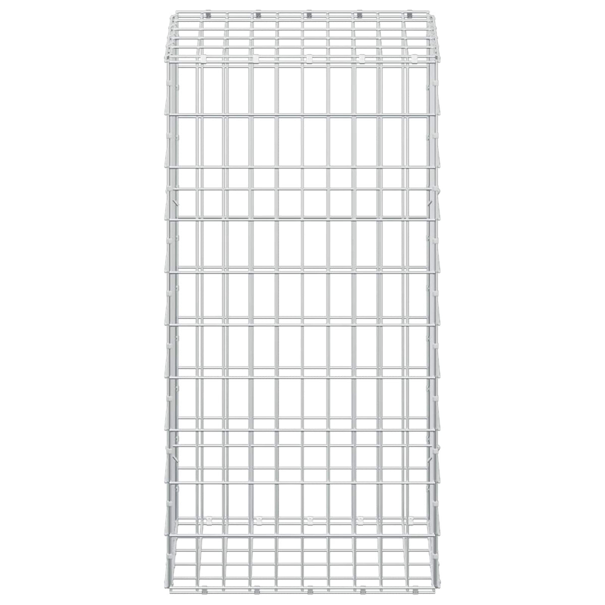 Γκαμπιόν με σύρμα 5 mm και πλέγμα 5x10 cm 50x50x100 εκ - Pakobazaar