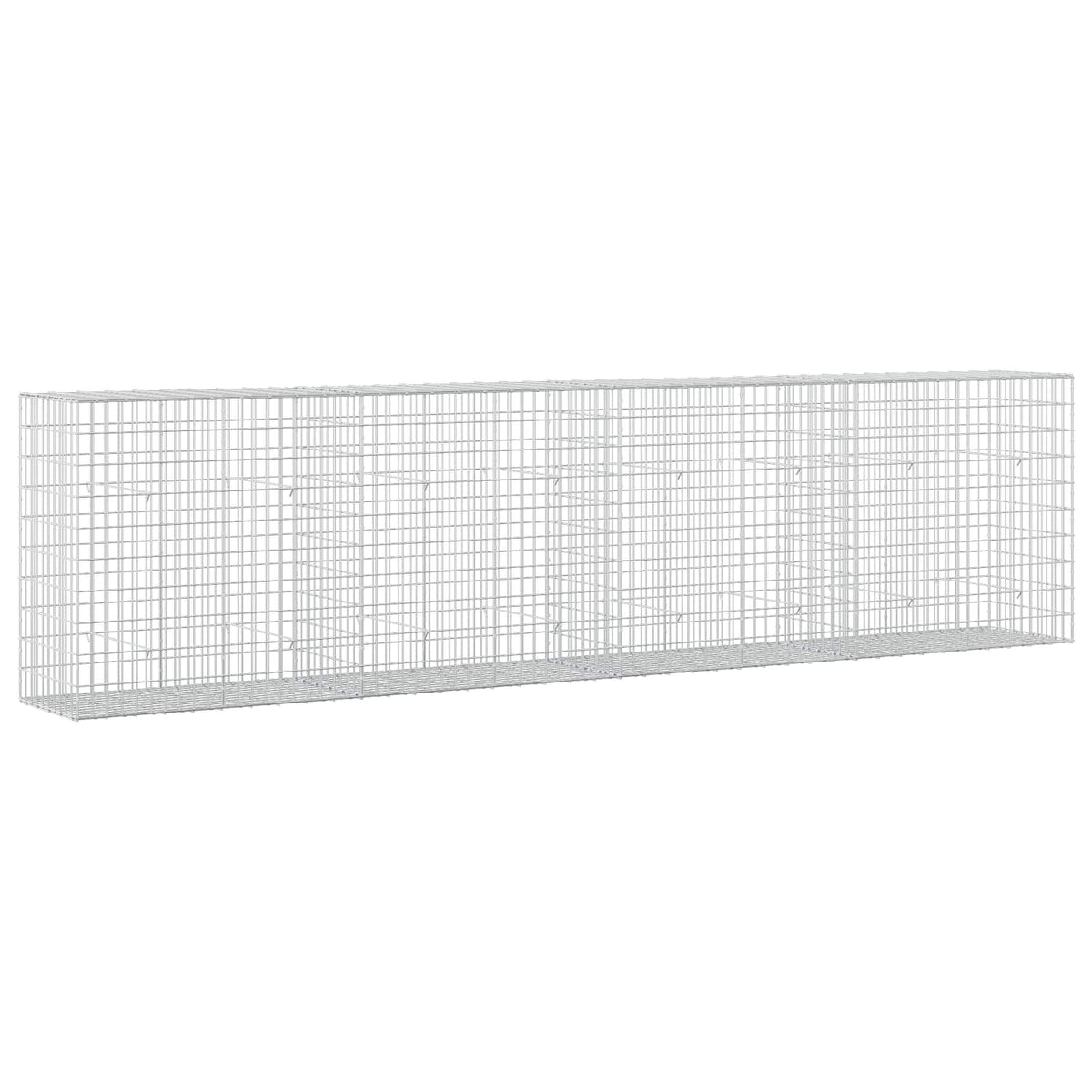 Γκαμπιόν με σύρμα 5 mm και πλέγμα 5x10 cm 400x50x100 εκ - Pakobazaar