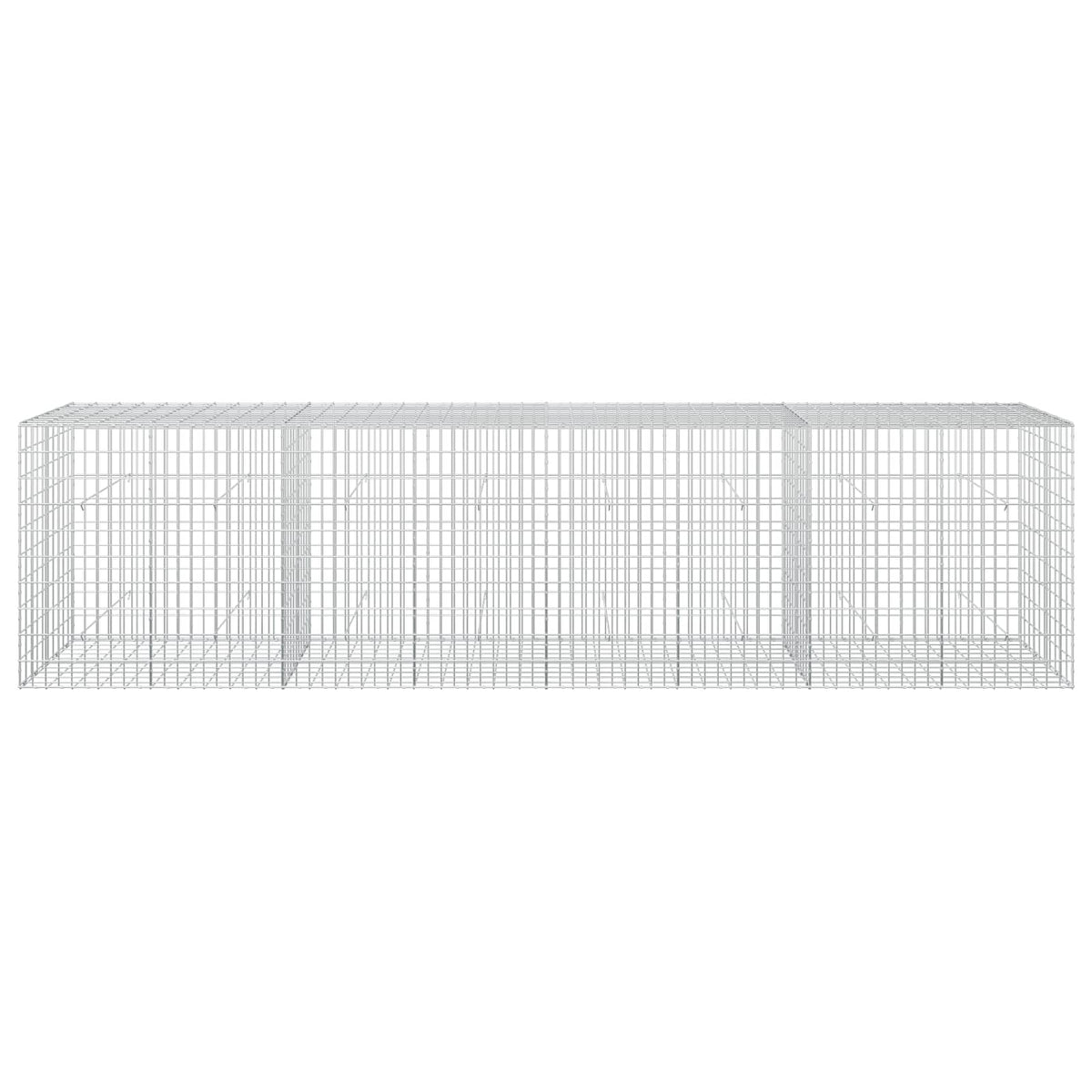 Γκαμπιόν με σύρμα 5 mm και πλέγμα 5x10 cm 400x50x100 εκ - Pakobazaar