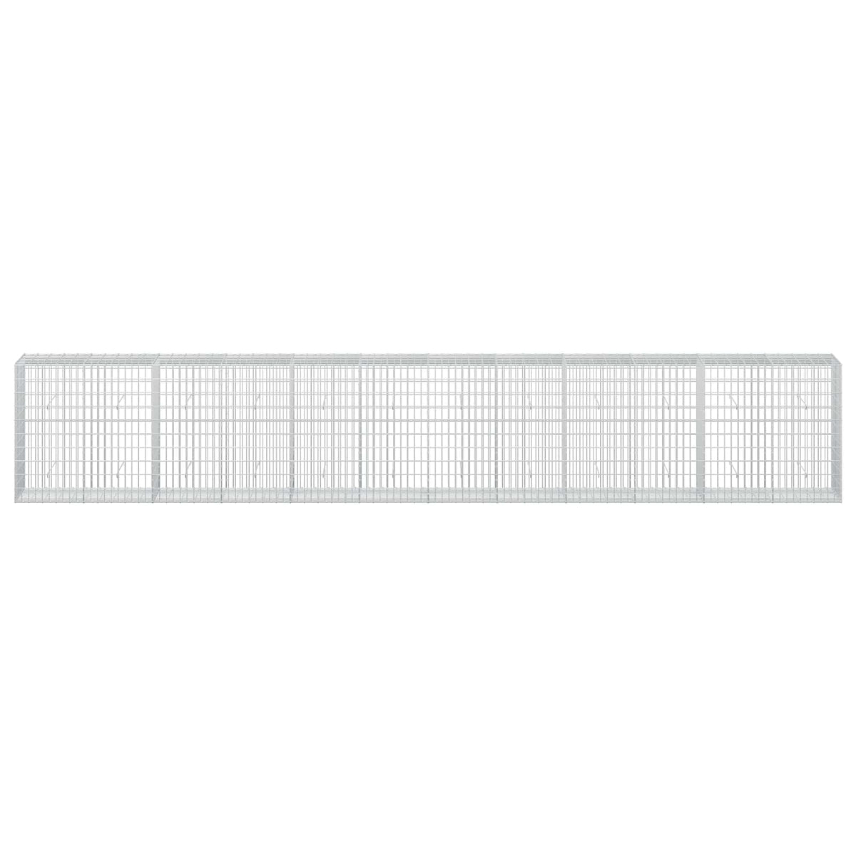 Γκαμπιόν με σύρμα 5 mm και πλέγμα 5x10 cm 600x50x100 εκ - Pakobazaar