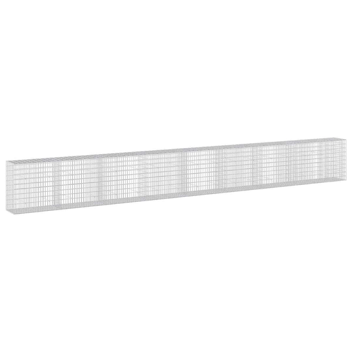 Γκαμπιόν με σύρμα 5 mm και πλέγμα 5x10 cm 850x50x100 εκ - Pakobazaar