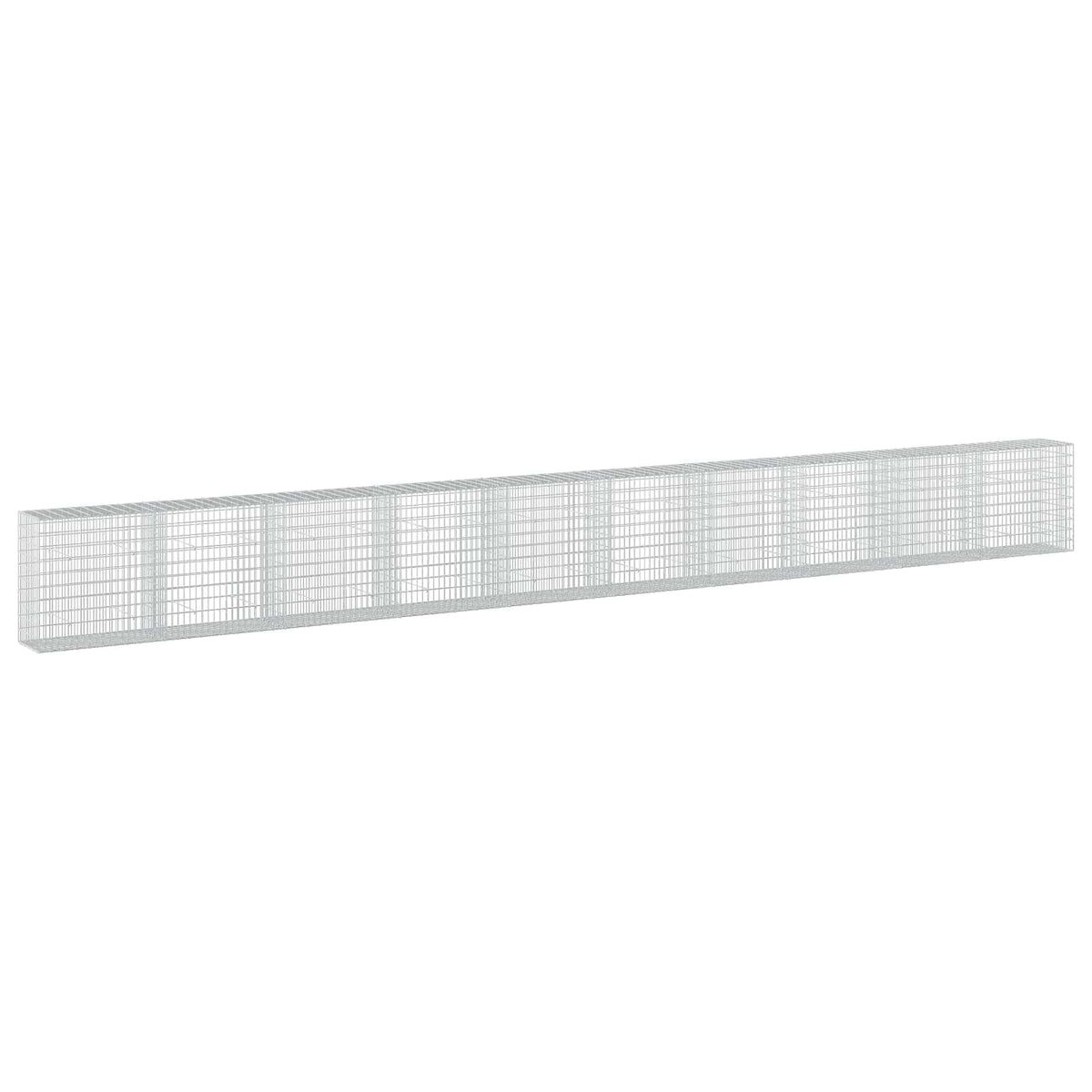 Γκαμπιόν με σύρμα 5 mm και πλέγμα 5x10 cm 1000x50x100 εκ. - Pakobazaar