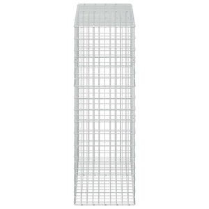 Γκαμπιόν με σύρμα 5 mm και πλέγμα 5x10 cm 150x50x150 εκ - Pakobazaar