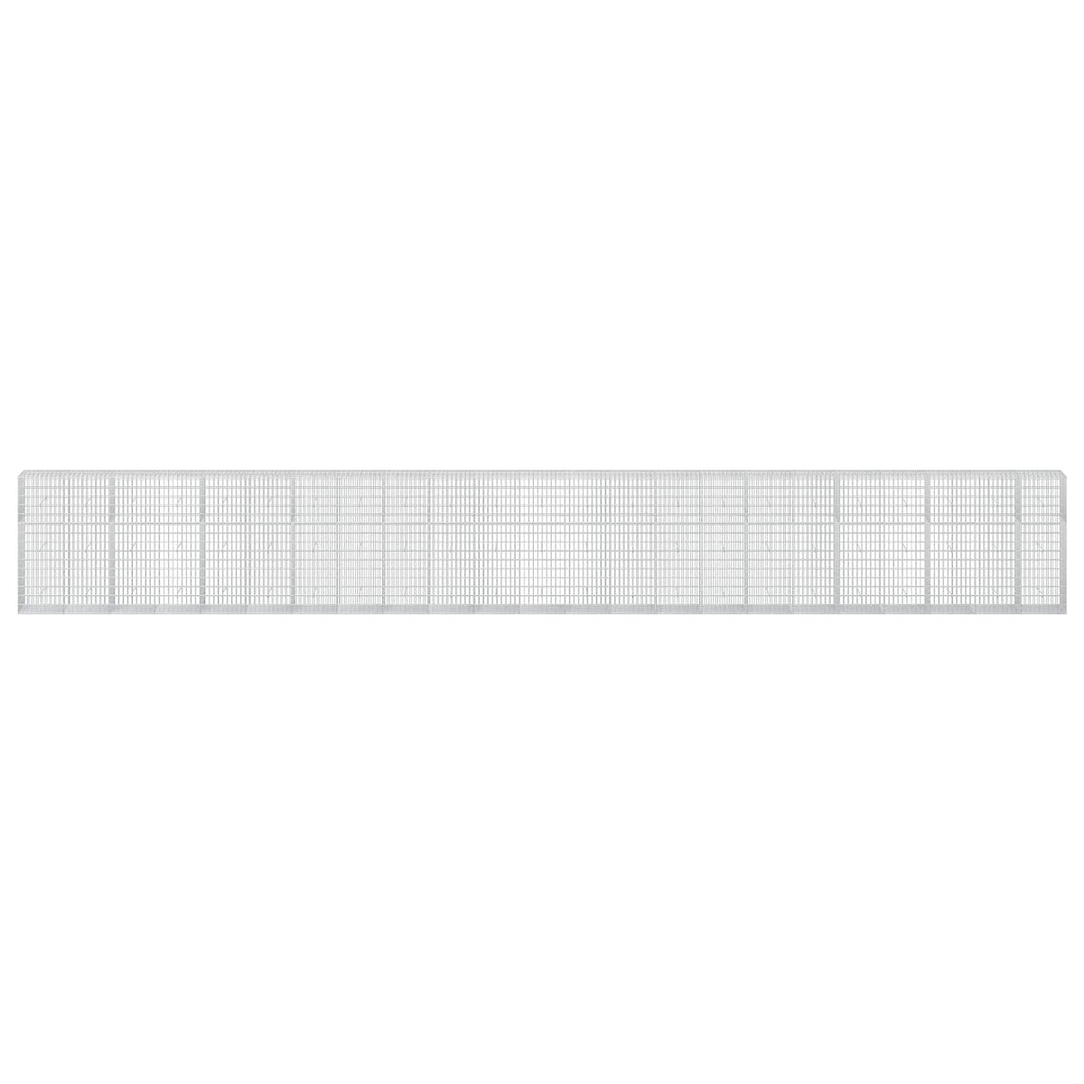 Γκαμπιόν με σύρμα 5 mm και πλέγμα 5x10 cm 1150x50x150 εκ - Pakobazaar