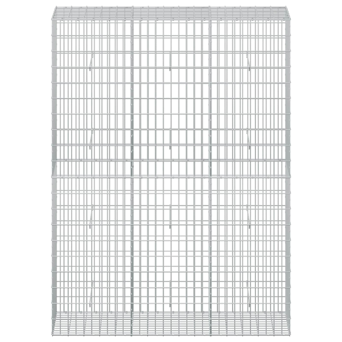 Γκαμπιόν με σύρμα 5 mm και πλέγμα 5x10 cm 150x50x200 εκ - Pakobazaar