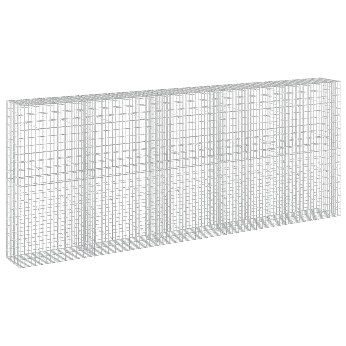 Γκαμπιόν με σύρμα 5 mm και πλέγμα 5x10 cm 500x50x200 εκ - Pakobazaar