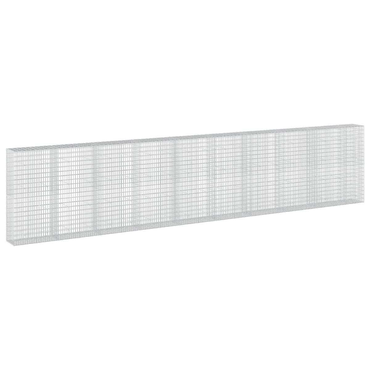 Γκαμπιόν με σύρμα 5 mm και πλέγμα 5x10 cm 950x50x200 εκ - Pakobazaar