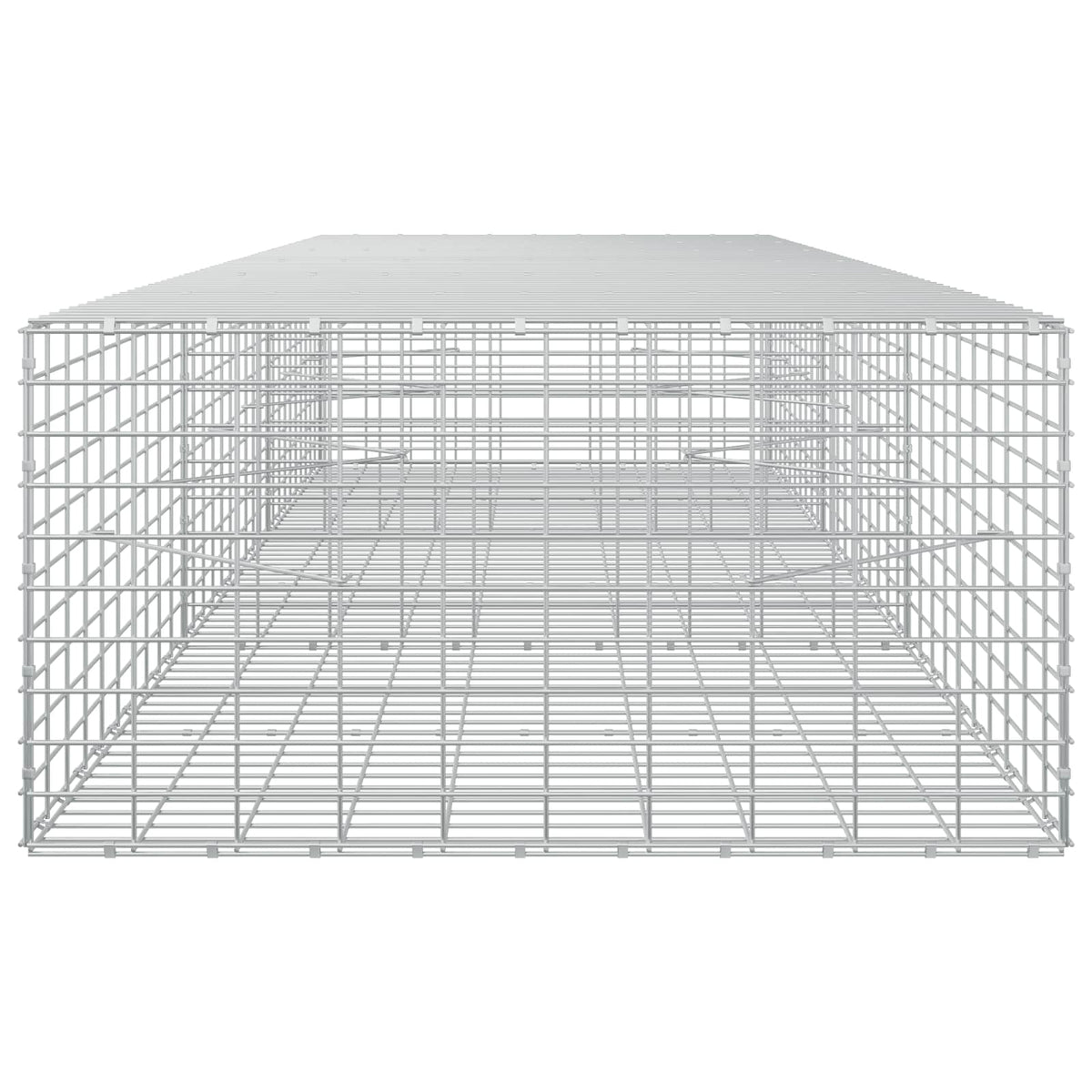 Γκαμπιόν με σύρμα 5 mm και πλέγμα 5x10 cm 300x100x50 εκ - Pakobazaar