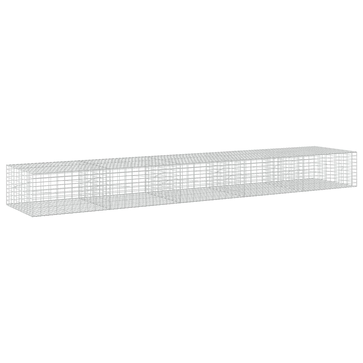 Γκαμπιόν με σύρμα 5 mm και πλέγμα 5x10 cm 500x100x50 εκ - Pakobazaar
