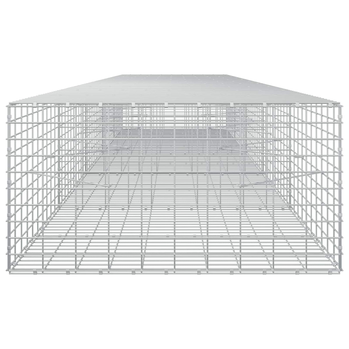 Γκαμπιόν με σύρμα 5 mm και πλέγμα 5x10 cm 500x100x50 εκ - Pakobazaar