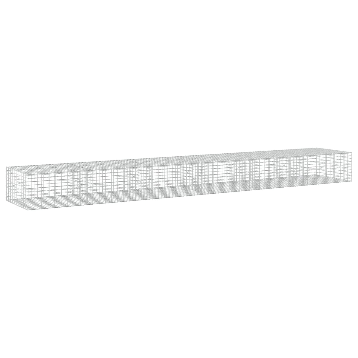 Γκαμπιόν με σύρμα 5 mm και πλέγμα 5x10 cm 600x100x50 εκ. - Pakobazaar