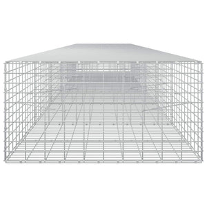 Γκαμπιόν με σύρμα 5 mm και πλέγμα 5x10 cm 600x100x50 εκ. - Pakobazaar