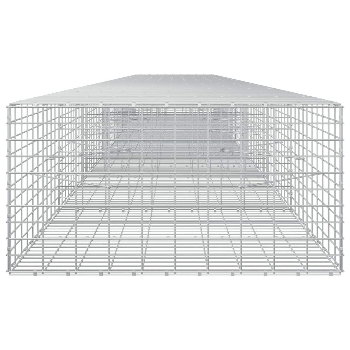 Γκαμπιόν με σύρμα 5 mm και πλέγμα 5x10 cm 750x100x50 εκ - Pakobazaar